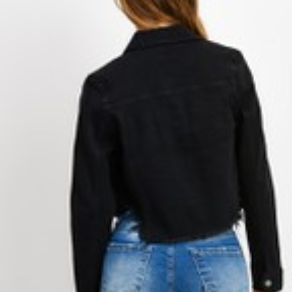 Raw Cut Jean Jacket - Picture 2 of 4